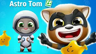 Talking Tom Splash Forces Astro Tom vs Roy Raccoon Gameplay