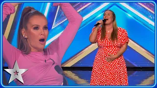 Pregnant mum-to-be WOWS with astonishing vocals | Auditions | BGT 2023