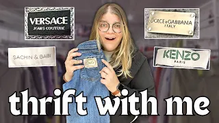 INSANE Designer Thrift Finds: You WON'T BELIEVE What I Thrifted for $100! 😱