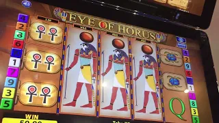 EYE OF HORUS - 500 SESSION 1/2 POUND STAKE PLAY - DIGITAL FRUIT MACHINE SESSION 2023 WSM GRAND PIER