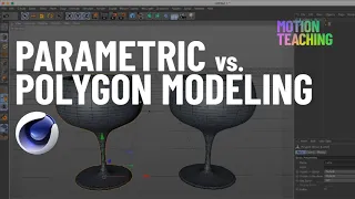 Maxon Cinema 4D Tutorial: Parametric vs. Polygon Object Modeling