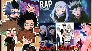 Reaction to Ship Asta & Noelle || 🍀 Black Clover🍀 || Gacha react