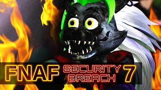 Five Nights At Freddy's Security Breach Рокси ослепла и первая концовка Часть 7