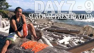Amós Days 7 - 9 of 30 Day Survival Challenge Vancouver Island - Catch and Cook with Greg Ovens