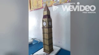 Model of Big Ben Clock Tower