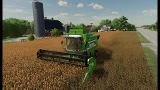 Rancho # 6   Żniwa Owsa i Sorgo   Farming Simulator 22