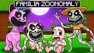 ¡ADOPTADO por la FAMILIA ZOONOMALY en Minecraft! 😱 BEBÉ NOOB