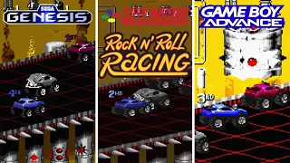 Rock n' Roll Racing [1993] Sega Genesis vs SNES vs GBA (Version Comparison)