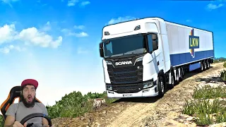 ДОРОГИ ИНДИИ - ЭТО ТОЛЬКО НАЧАЛО - ETS 2 ПО СЕТИ - МОДЫ в EURO TRUCK SIMULATOR 2 + РУЛЬ