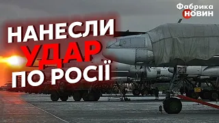 🚀Срочно! ВЗРЫВЫ НА АЭРОДРОМЕ В РОССИИ – удар по истребителям, уничтожены военные