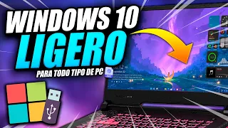 ⚡ EL MEJOR Windows 10 LITE EXTRA RÁPIDO 2023 😍 Mucho MÁS OPTIMIZADO 🚀