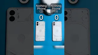 Nothing Phone (2) vs Nothing Phone (1) - Speed Test #shorts