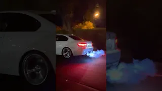 Bmw 335i n54 insane flames!