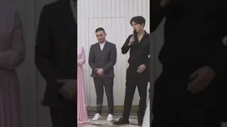 Uncle Dimash's speech today for baby Osman's 1st birthday #dimash