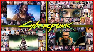 All Reactions Mashups of CYBERPUNK 2077 (Keanu Reeves Reveal, E3) | Teaser Trailer, Gameplay Trailer