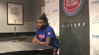 Pistons' Isaiah Stewart on hit in face from LeBron James: 'I didn't feel like it was an accident'