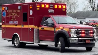 *First Ever Videos* Concordville Fire & Protective Association *BRAND NEW* MICU 59 Responding (X2)