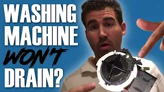 Washer Won’t Drain? - How to Unclog Your Drain Pump - DIY Tutorial