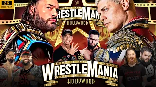 WWE WrestleMania 39 2023 Day 2 April 2 | 2K 60FPS Live SaiGameZone