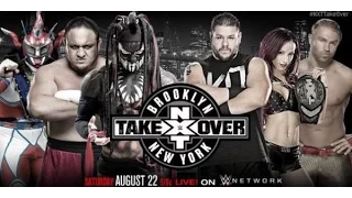 WWE NXT Takeover Brooklyn Pre show.