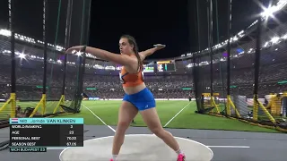 Jolly Final !Women's Discus Throw FİNAL World Championships Athletics Budapest 2023 Athletisme