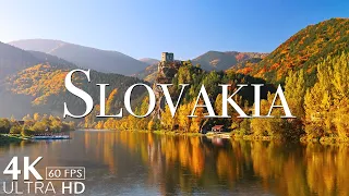 FLYING OVER SLOVAKIA (4K UHD) - Amazing Beautiful Nature Scenery with Relaxing Music - 4K Video