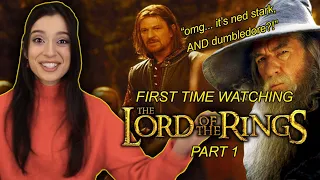 FIRST TIME WATCHING 'THE LORD OF THE RINGS: FELLOWSHIP OF THE RING' (extended) - part 1 reaction