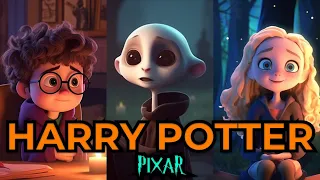 Harry Potter As PIXAR Characters - Midjourney AI Art