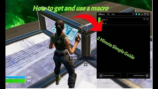 How to get and use Macros for Fortnite ( Easy )