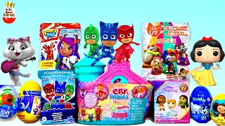 МУЛЬТ MIX! Cry Babies Storyland, Funko Princess, PJ MASKS, 44 Котенка, Kinder Surprise unboxing