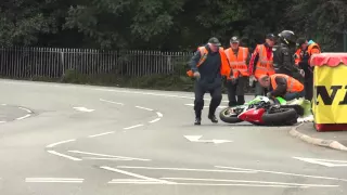 Isle of man tt crash!