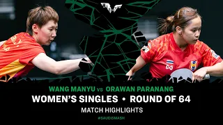 Wang Manyu vs Orawan Paranang | WS R64 | Saudi Smash 2024