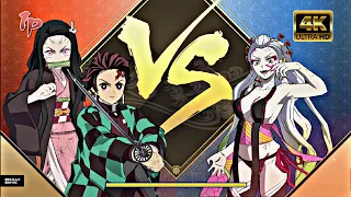 Tanjiro & Nezuko VS Daki | Demon Slayer Kimetsu No Yaiba The Hinokami Chronicles [ 4K 60FPS ]