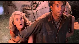 Jurassic Park 1993 - T-REX vs Velociraptor Scene