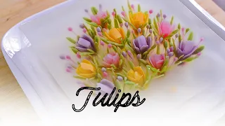 How to Make 3D Jelly Cake - Tulips