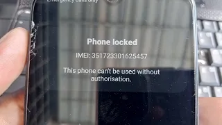 Phone Locked | This Phone can't be used without authorisation Samsung A12 How to enter recovery mode