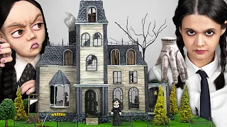 3 Spooky DIYs for Wednesday Addams Fans! || A Miniature House And Polymer Clay Crafts