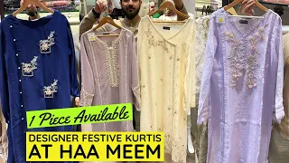 Designer Festive Kurti Sets in Pure Organza & Georgette at Haa Meem, Mumbai. Pakistani Concept Suits