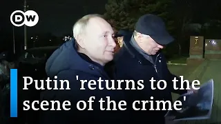 Putin makes 'spontaneous' nighttime visit to Mariupol | DW News