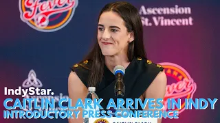 Caitlin Clark arrives in Indy | Caitlin Clark introductory press conference