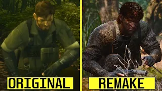 Metal Gear Solid 3 Remake vs Original Early Graphics Comparison | METAL GEAR SOLID Δ: SNAKE EATER
