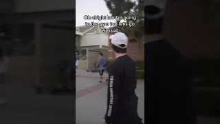 ASKING UCLA STUDENT TO PASS BASKETBALL AND RUNNING AWAY WITH IT PRANK #shorts