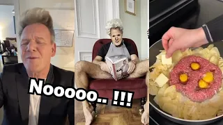 Gordon Ramsay Reacts to BAD Tiktok Cooking Videos | 2023 Tiktok Compilations