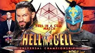 Rey Mysterio vs. Roman Reigns - Universal Title Hell In A Cell Match: Smackdown 18 june 2021