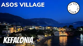 🇬🇷🇬🇷 Asos  Cephalonia - ASMR - A Stunning Greek Island Walking Tour 2023