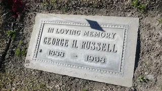 Actress Gail Russell Grave Valhalla Memorial Park North Hollywood California USA January 2021 LA