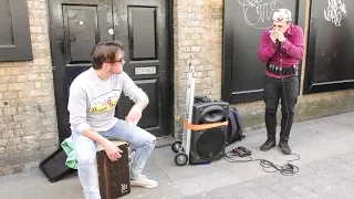 London Street Music. Great Music from Harmonica and Drums in Brick Lane