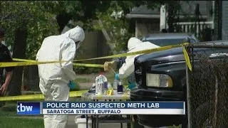 Police raid suspected meth lab in Buffalo