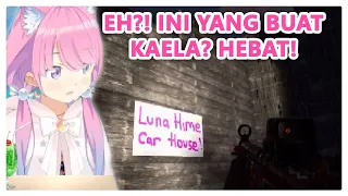 LUNA Terkejut Dengan Bangunan Garasi Buatan KAELA di RUST | (Hololive Clips)