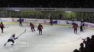 U18WWC | Highlights | USA vs. Canada (GMG)